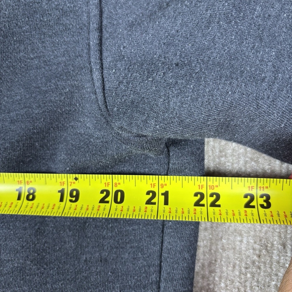 New Balance Men's Pullover Hoodie Size Small Black/gray Logo Sweatshirt Fleece - Picture 5 of 7
